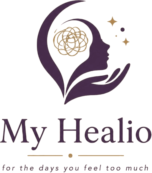 My Healio - For the days you feel too much illustration